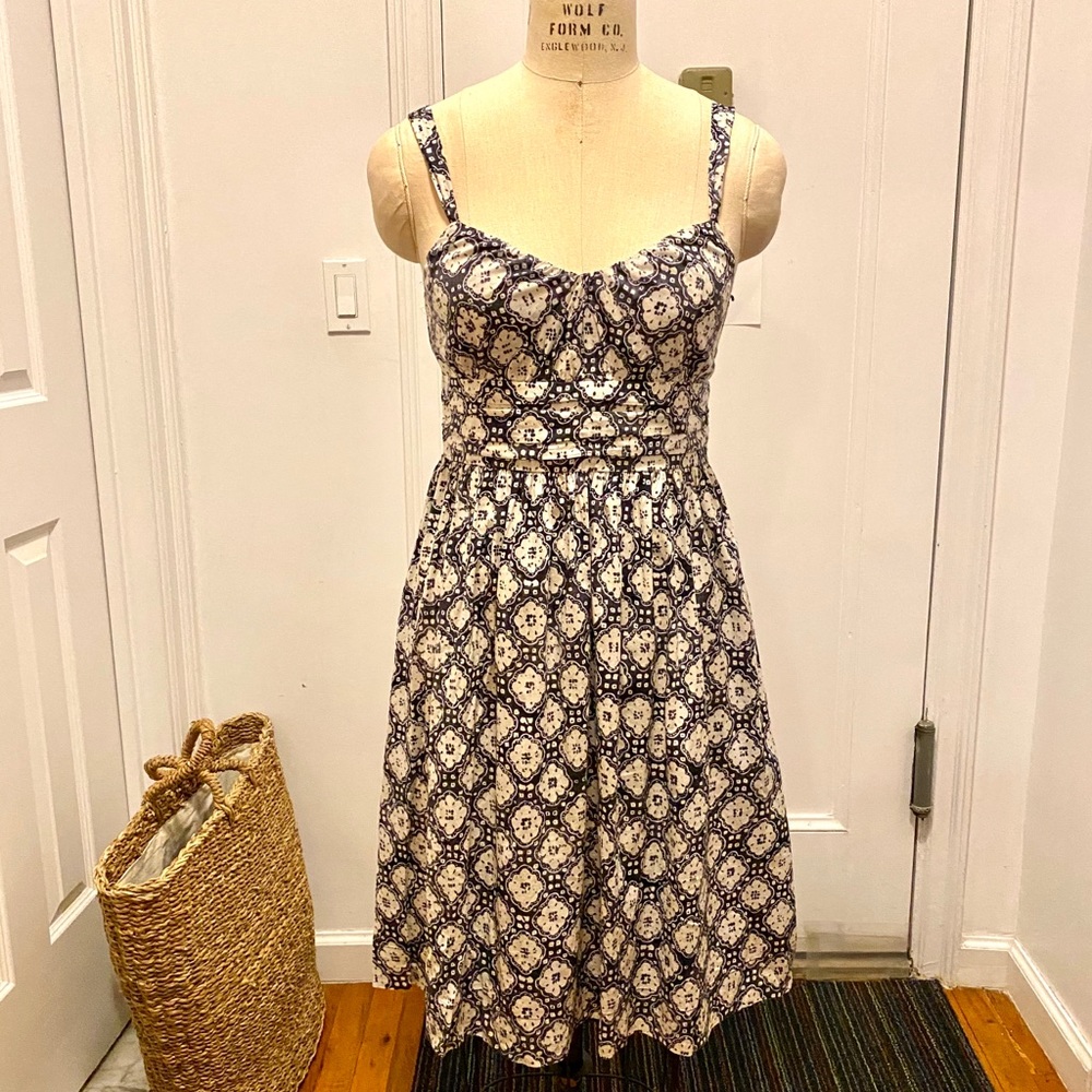 Geo printed summer dress